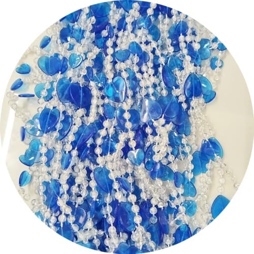 Ave Split Heart Shape Beaded Curtain Door Divider