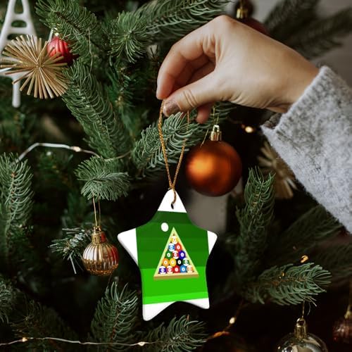 Graphics More Star-Shaped Porcelain Holiday Ornament - 31 Inch
