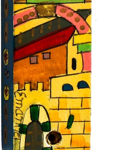 Large Wooden Mezuzah Holder by Yair Emanuel