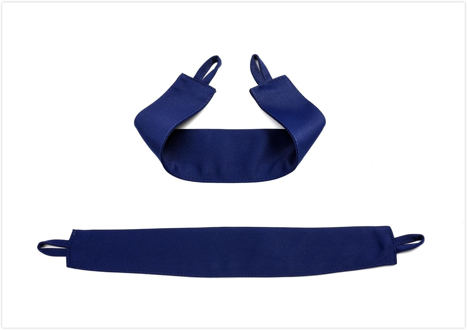 MIUCO 2 Panels Thermal Insulated Window Blackout Curtains Navy Blue