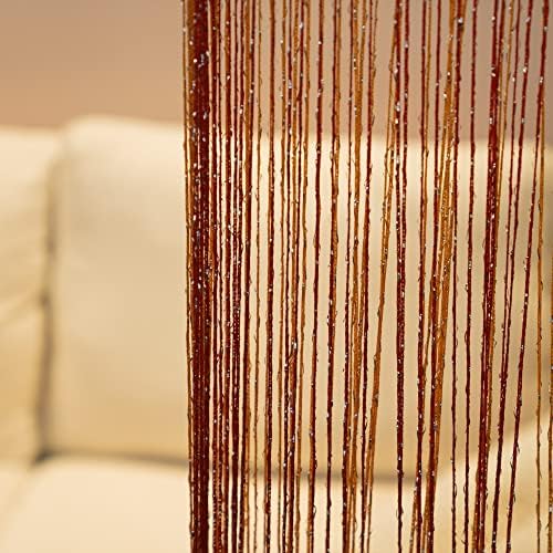 Vagasi 2 Pack Beaded Curtain 39x79 Inch String Door Divider