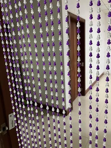 ZiDeTang 18 Rows Acrylic Calabash Beaded Curtain