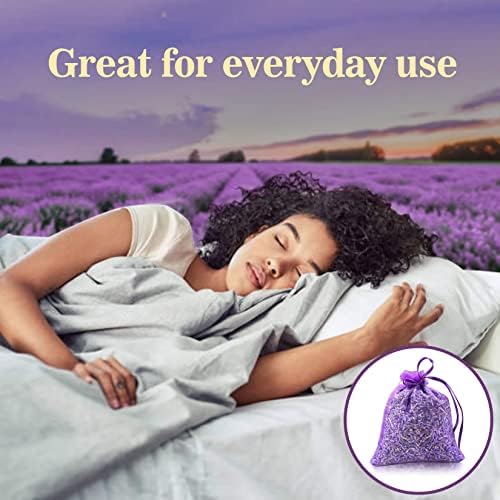 Sukh 66OZ Lavender Sachet Bags - Fresh Dried Lavender for Home Fragrance