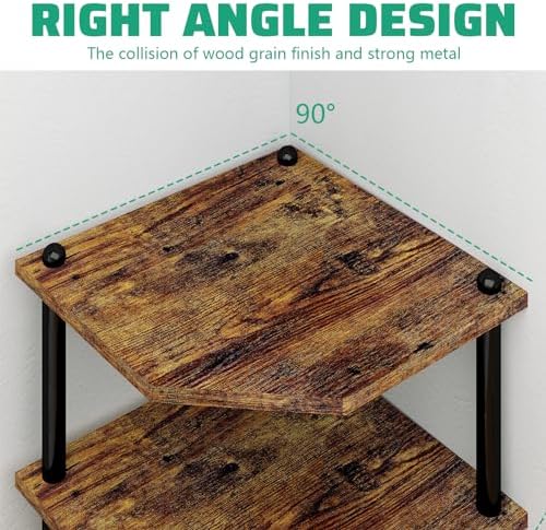 MOFAIN 3 Tier Corner Shelf Organizer for Small Spaces