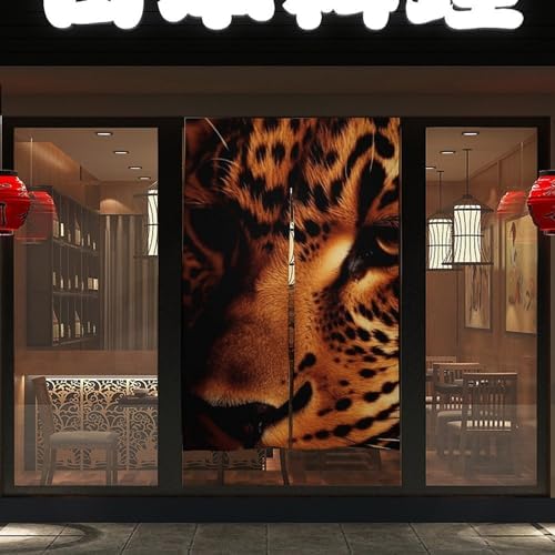 Japanese Noren Door Curtain Yellow Animal Pattern