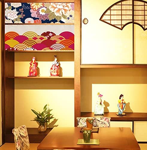 Japanese Style Half Open Door Noren Curtain 1