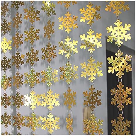 QueenBox 5Pcs Round Sequin Beaded Curtain Blue