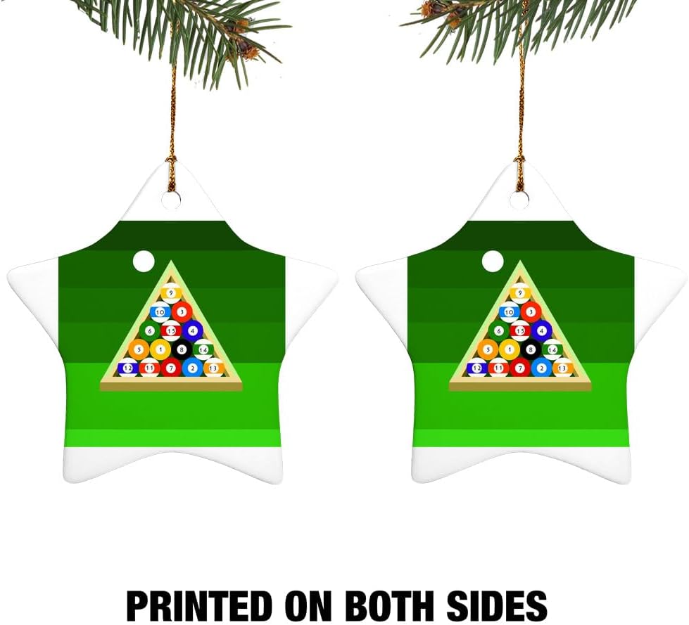 Graphics More Star-Shaped Porcelain Holiday Ornament - 31 Inch