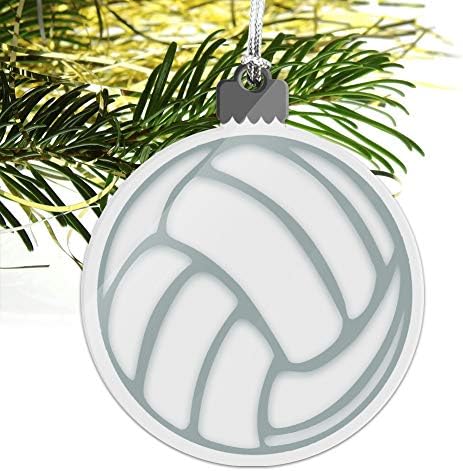 Volleyball Ball Acrylic Christmas Tree Ornament
