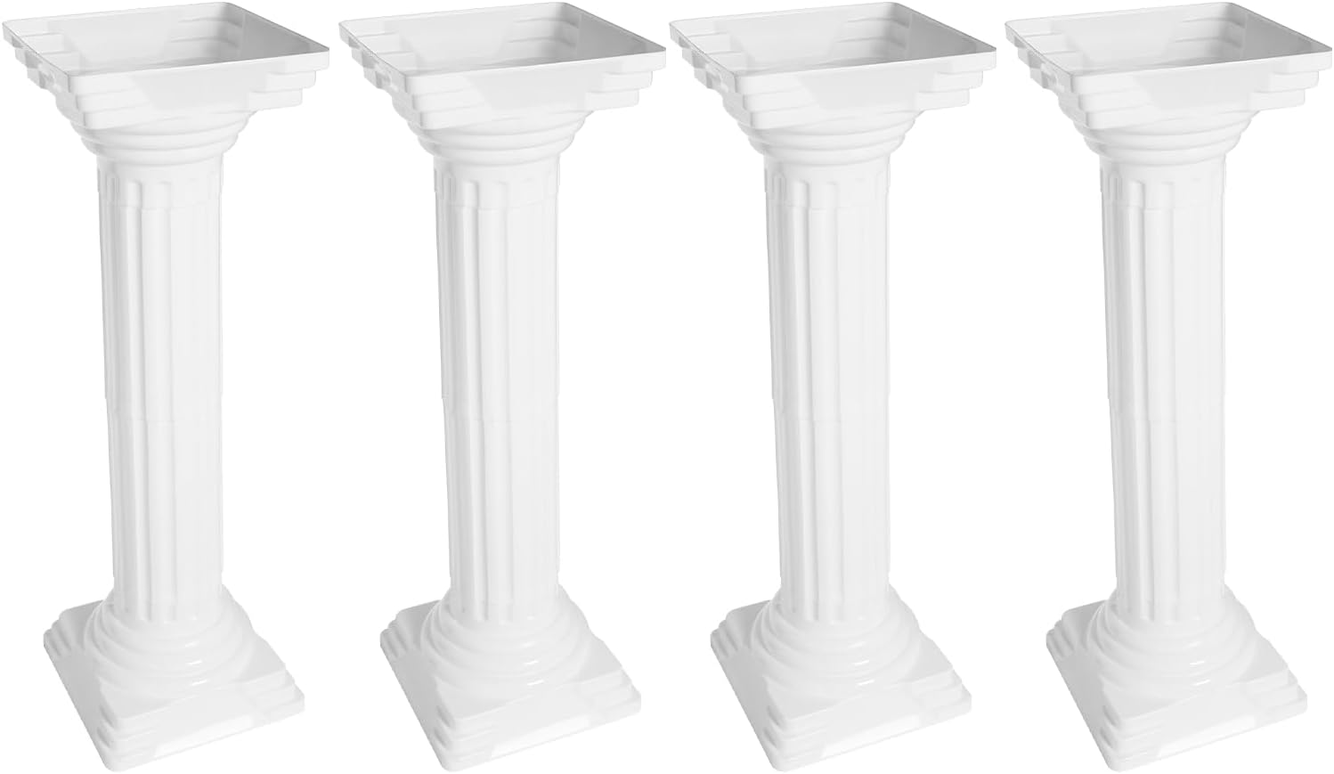 Roman Pillars Decor Set 4Pcs for Wedding and Events