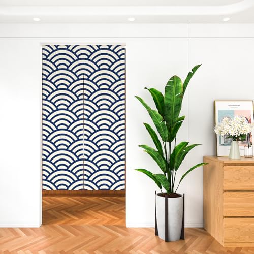 Leowefowa Double Sided Door Curtain for Privacy