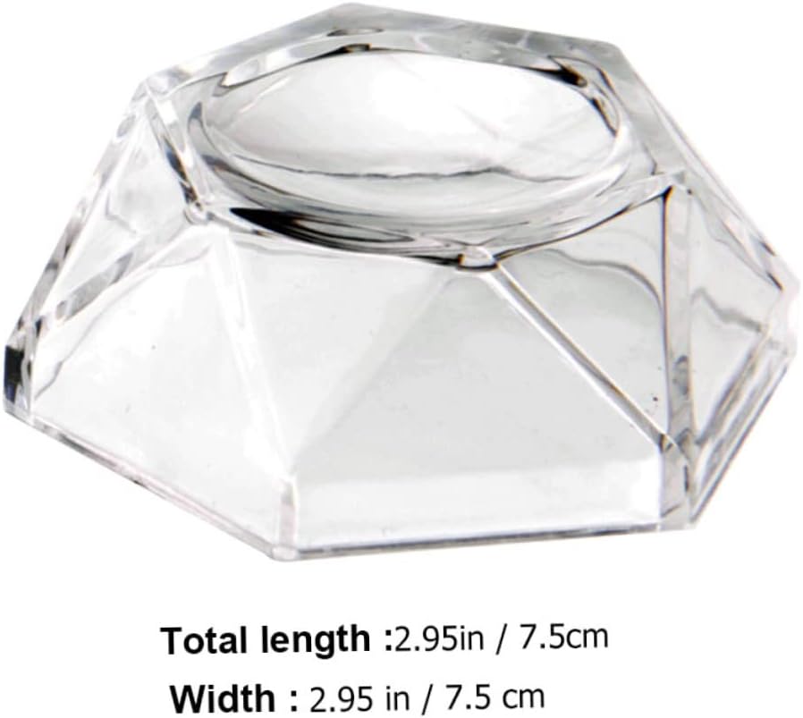 3pcs Acrylic Crystal Display Base for Decorative Showcases