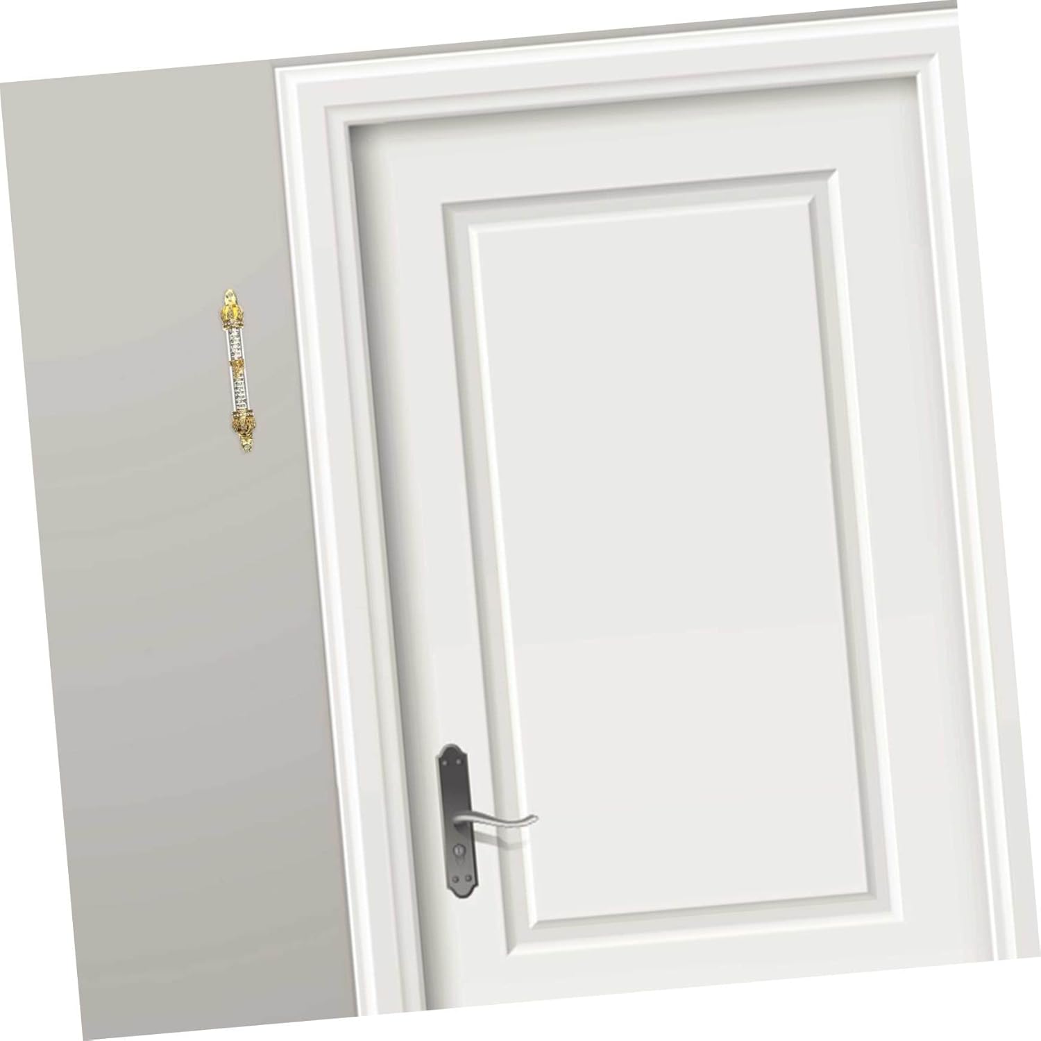 Jewish Mitzvah Decor Metal Mezuzah for Door