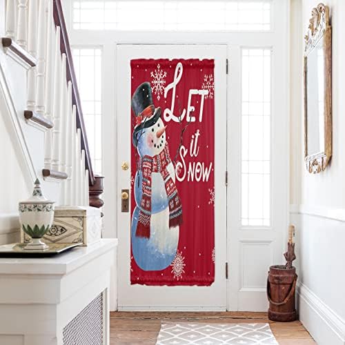 French Door Curtain with Tieback and Rod Pocket