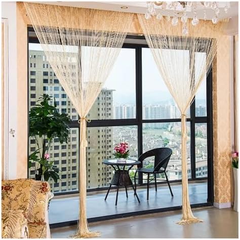 Shiny Tassel String Curtains 300x290 for Home Decor