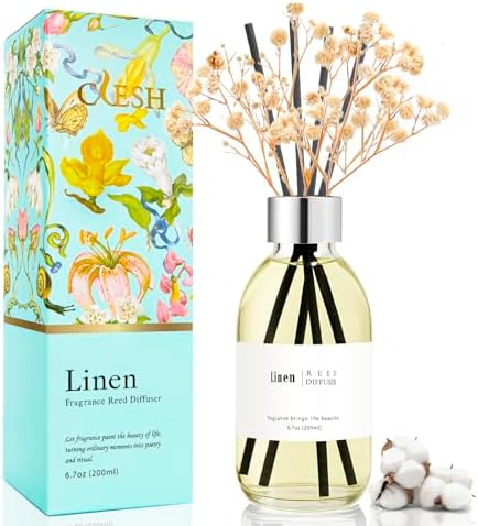 Clesh Reed Diffuser Set with Linen Scent
