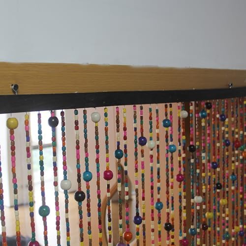 38 Strands Rainbow Boho Door Bead Curtain 1