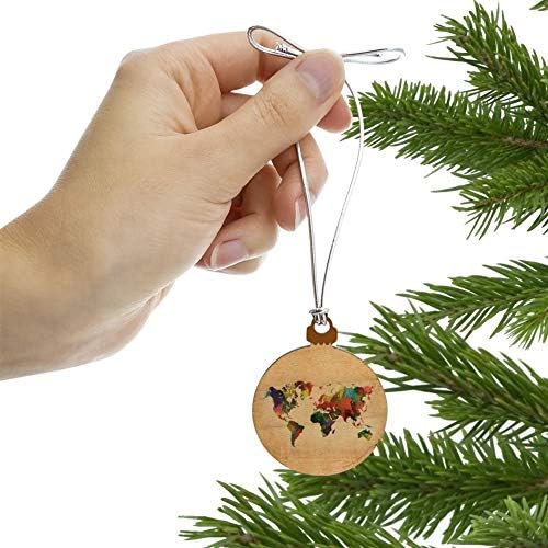 GRAPHICS AND MORE Rainbow World Globe Mini Ornament