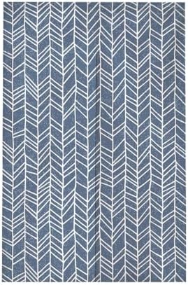 Chickwin Japanese Door Curtain Geometry Noren Panel Blue 335x71 Inch