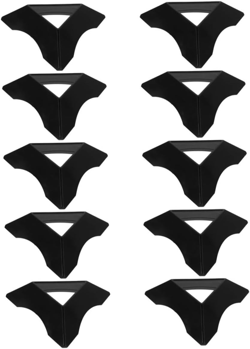 Cabilock 10pcs Transparent Triangle Cube Holders for Organized Storage and Display