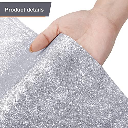Tatuo Glitter Silver Runway Rug 246 x 30 Feet