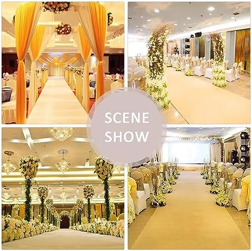 Champagne Carpet Rug for Wedding Aisle Runners 15x50m