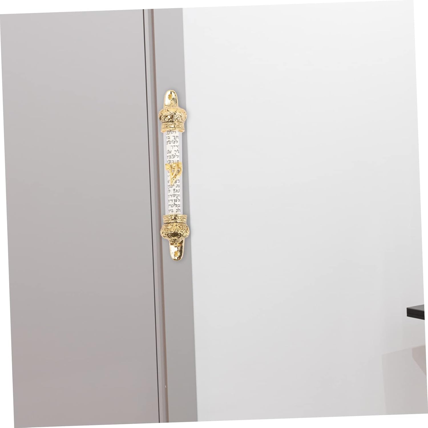 Religious Mezuzah with Crown Design for Home Blessing Protection