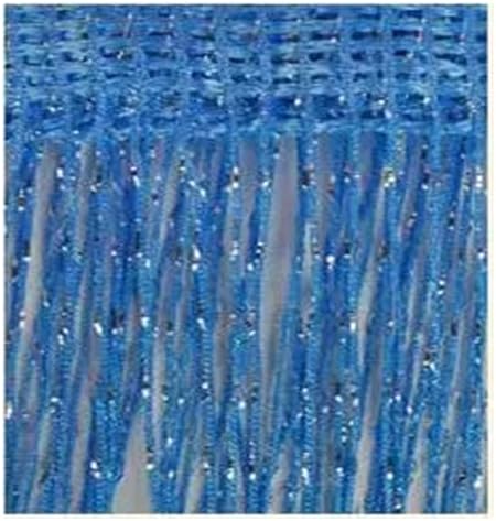 Shiny Tassel String Curtain 3x26m Blue