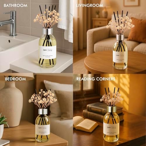 Clesh Reed Diffuser Set with Linen Scent