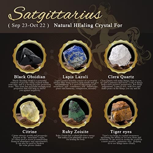 Nicetage Sagittarius Crystal Stones Set with Bracelet