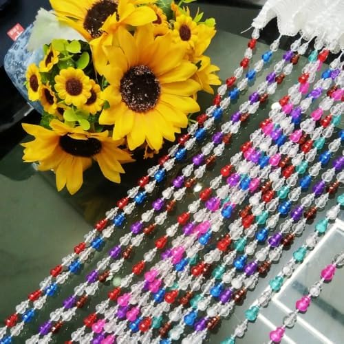 Beaded Curtain Doorway Star Acrylic Hanging Decor