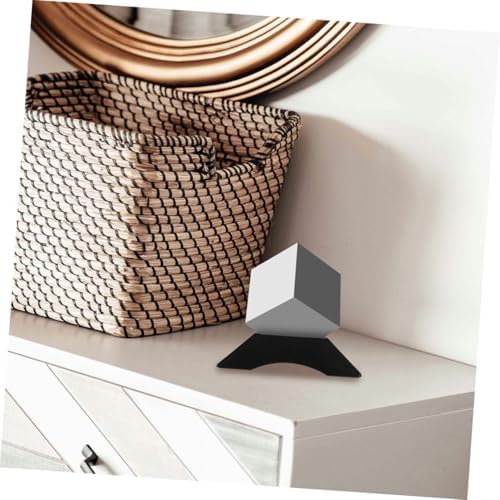 Cabilock 10pcs Transparent Triangle Cube Holders for Organized Storage and Display