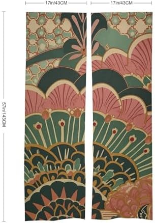 Art Deco Style Door Curtain 34x57 Inches Partition Decor
