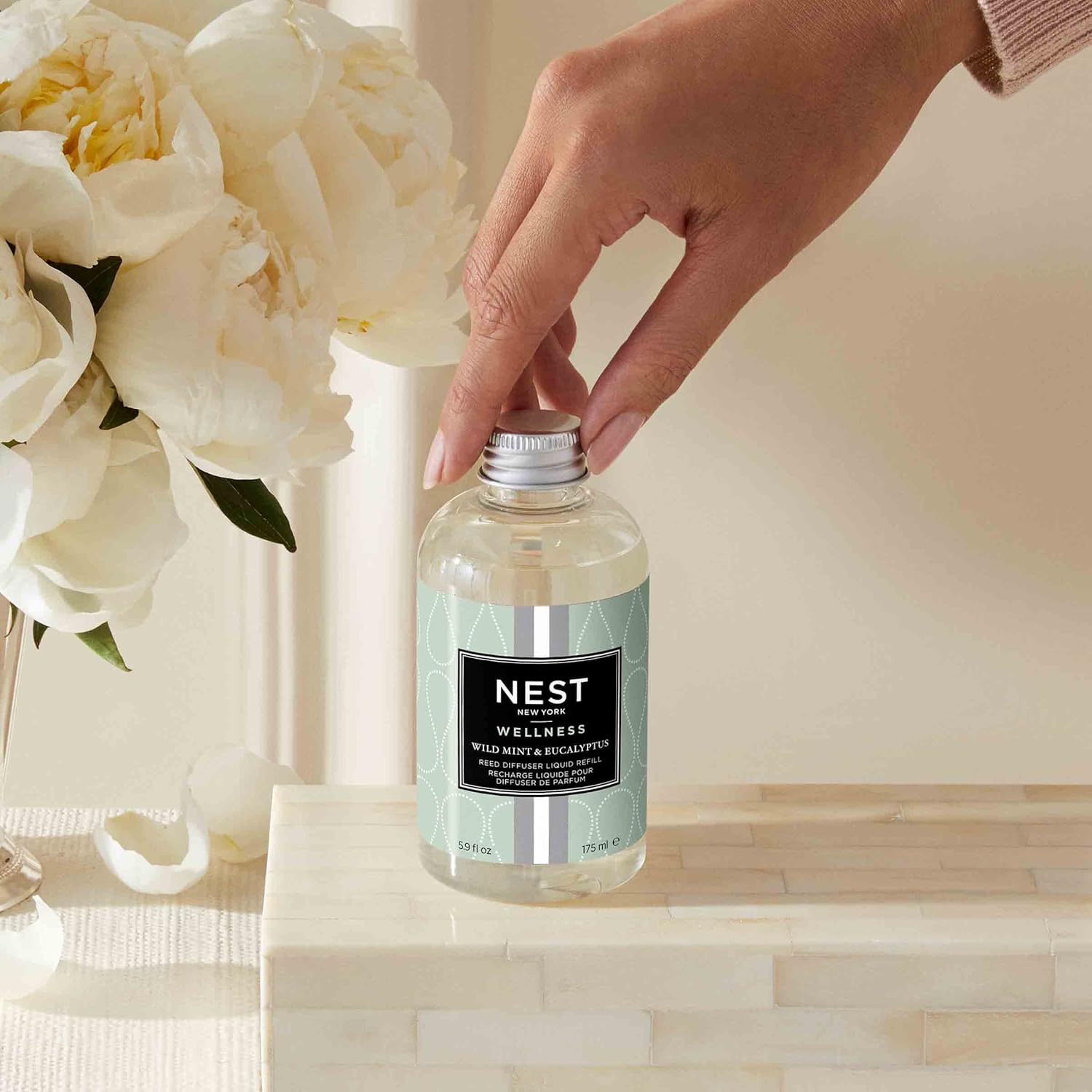 NEST New York Reed Diffuser Oil Wild Mint Eucalyptus 59 Fl Oz
