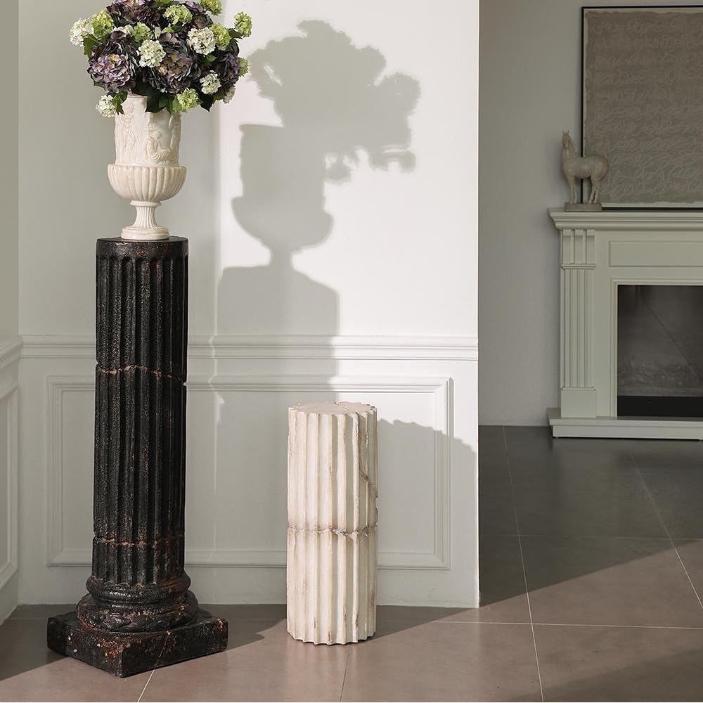 Greek Column Resin Roman Pillar Ornament Pedestal Stand