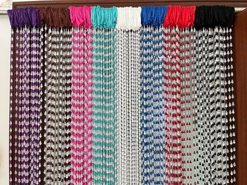 ZiDeTang 18 Rows Acrylic Calabash Beaded Curtain