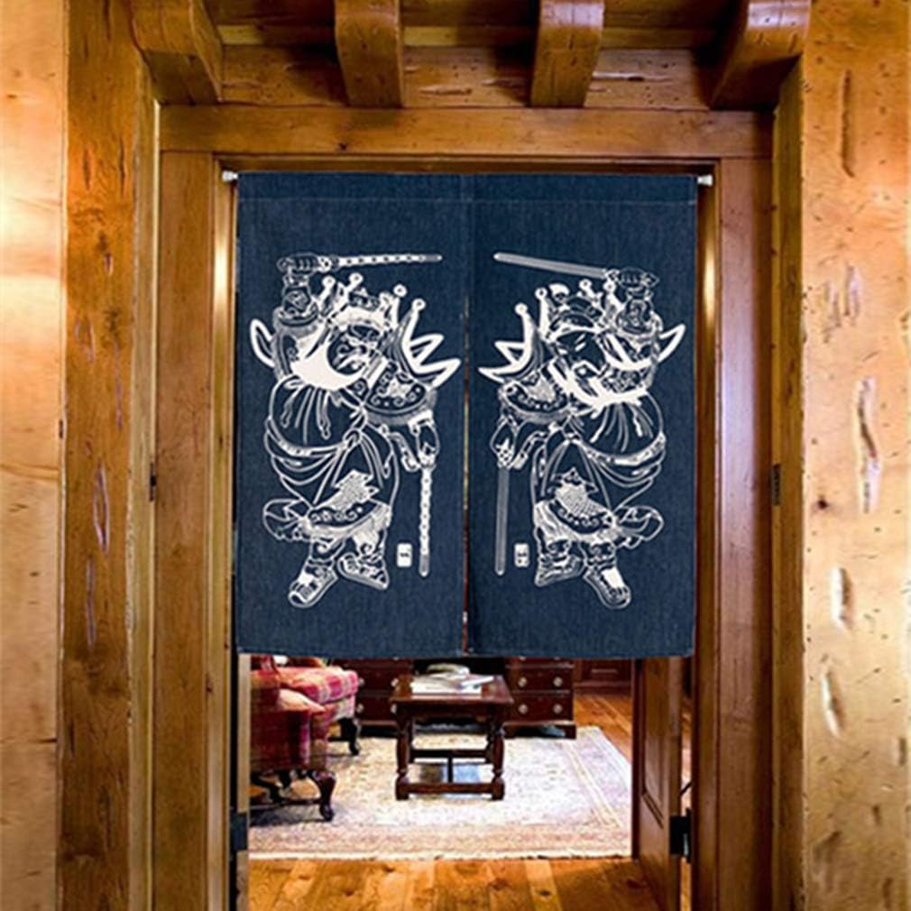 Japanese Noren Door Curtain Handcrafted Door God Panel