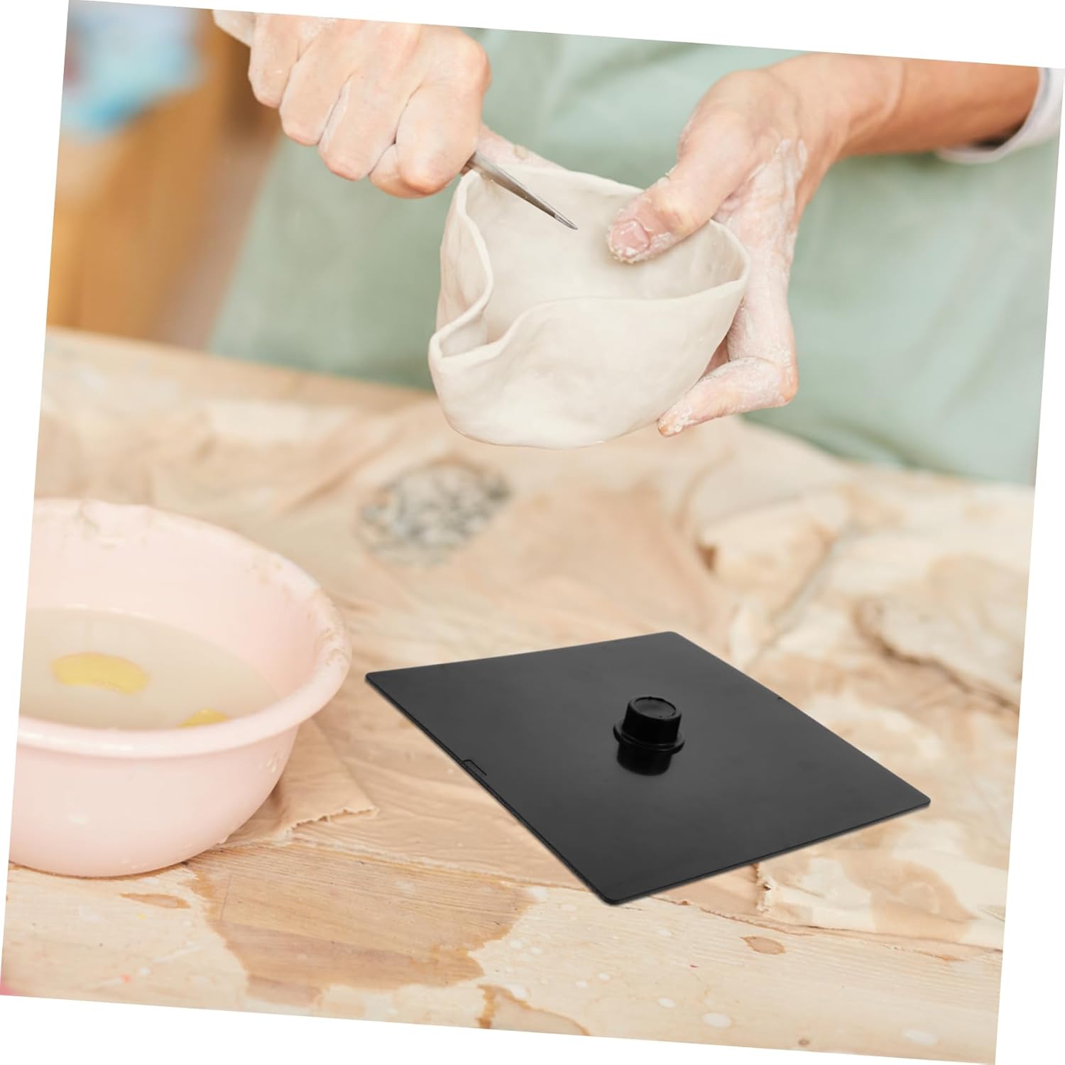 Kisangel Hand Casting Mold Base for Sculpture and Display Stand