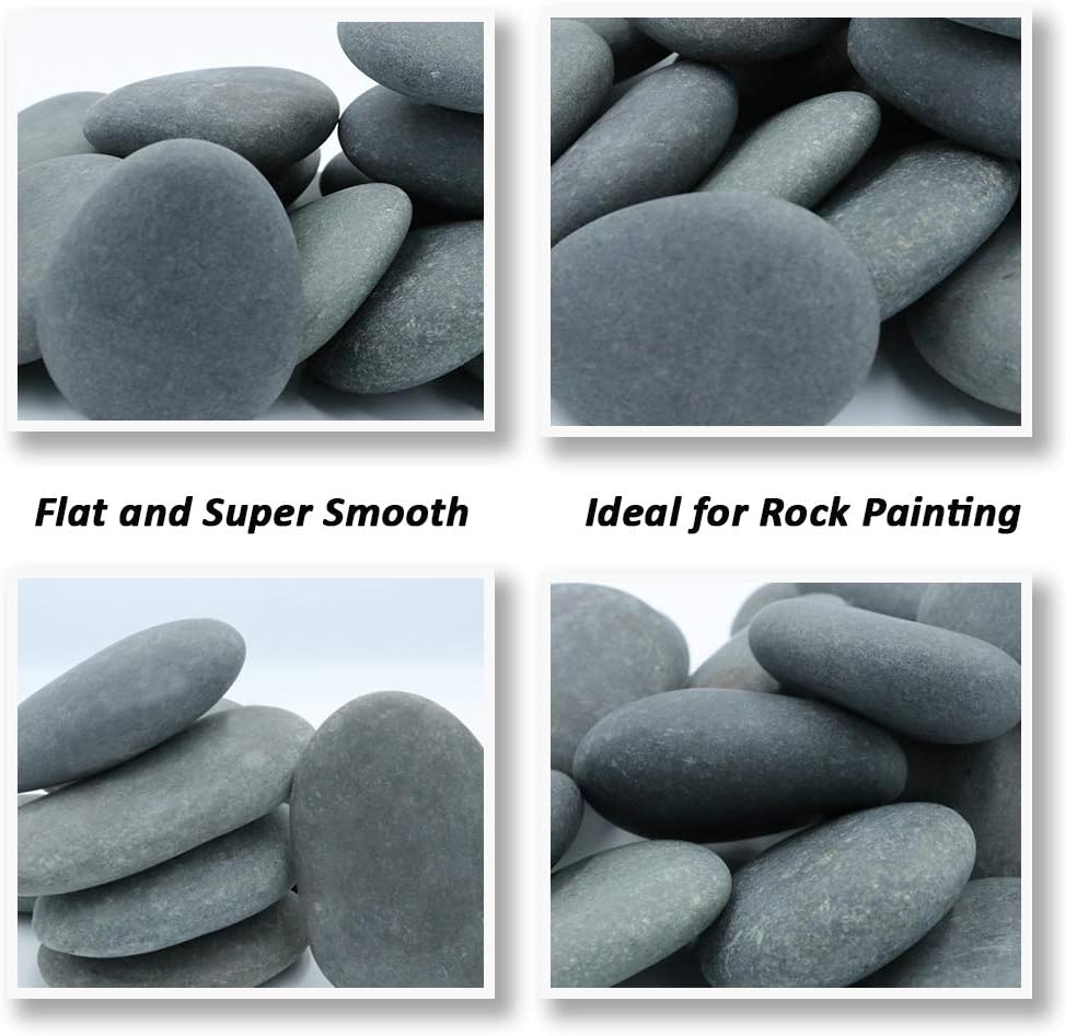 Ultra Large River Rocks for Painting 20 Extra Big Smooth Stones