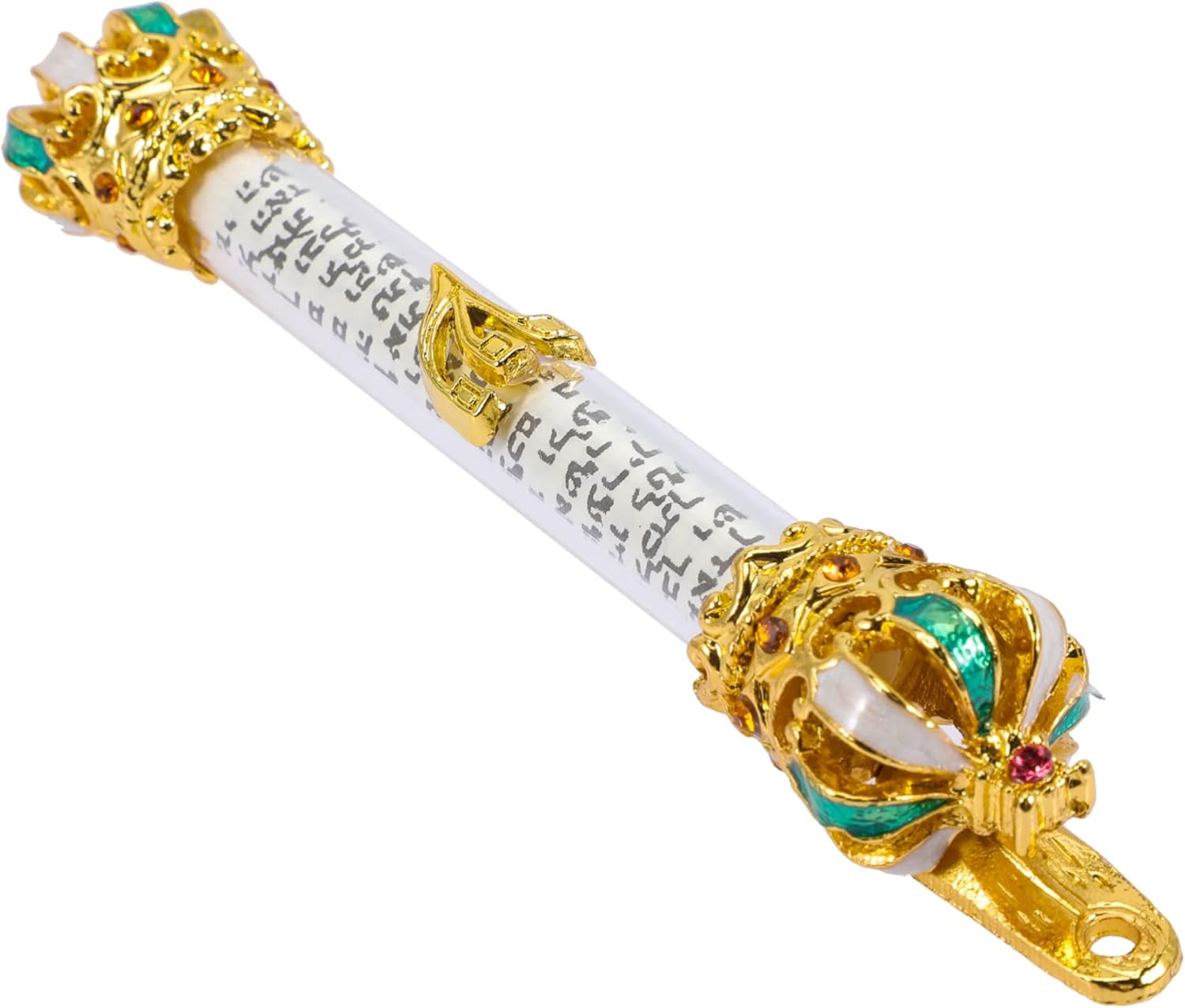 Jewish Mezuzah Door Decoration Metal Scroll Blessing