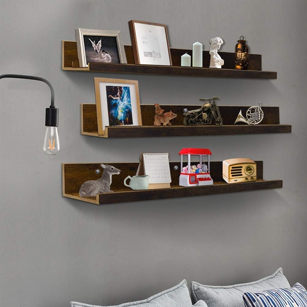 Giftgarden 36 Inch Floating Shelves Set of 3