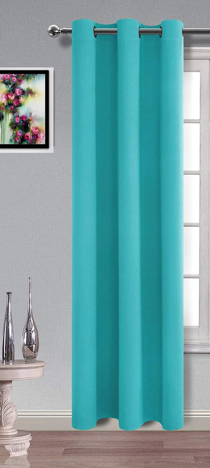 MDS Blackout Curtain Panel - Teal 42x84 Inch