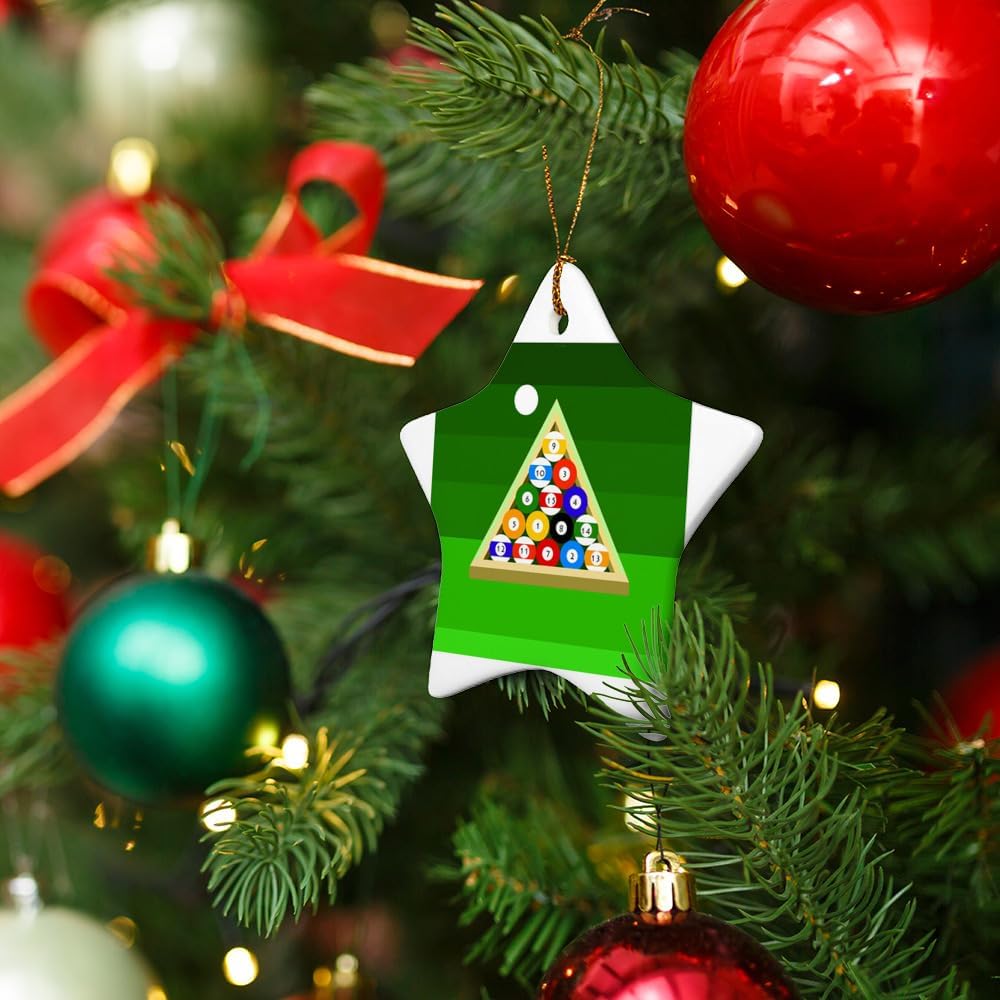 Graphics More Star-Shaped Porcelain Holiday Ornament - 31 Inch