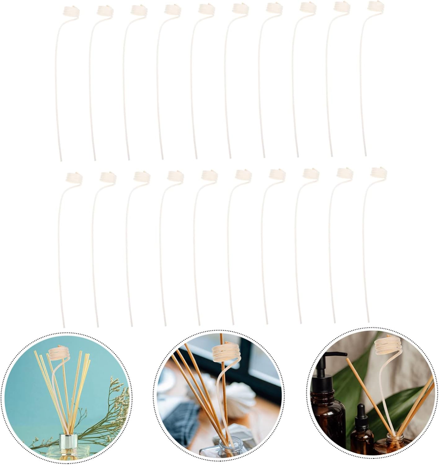 20pcs Rattan Diffuser Sticks for Aromatherapy and Home Decor