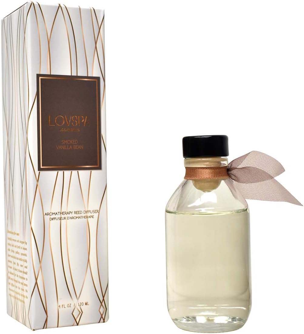 LOVSPA Smoked Vanilla Bean Reed Diffuser Set