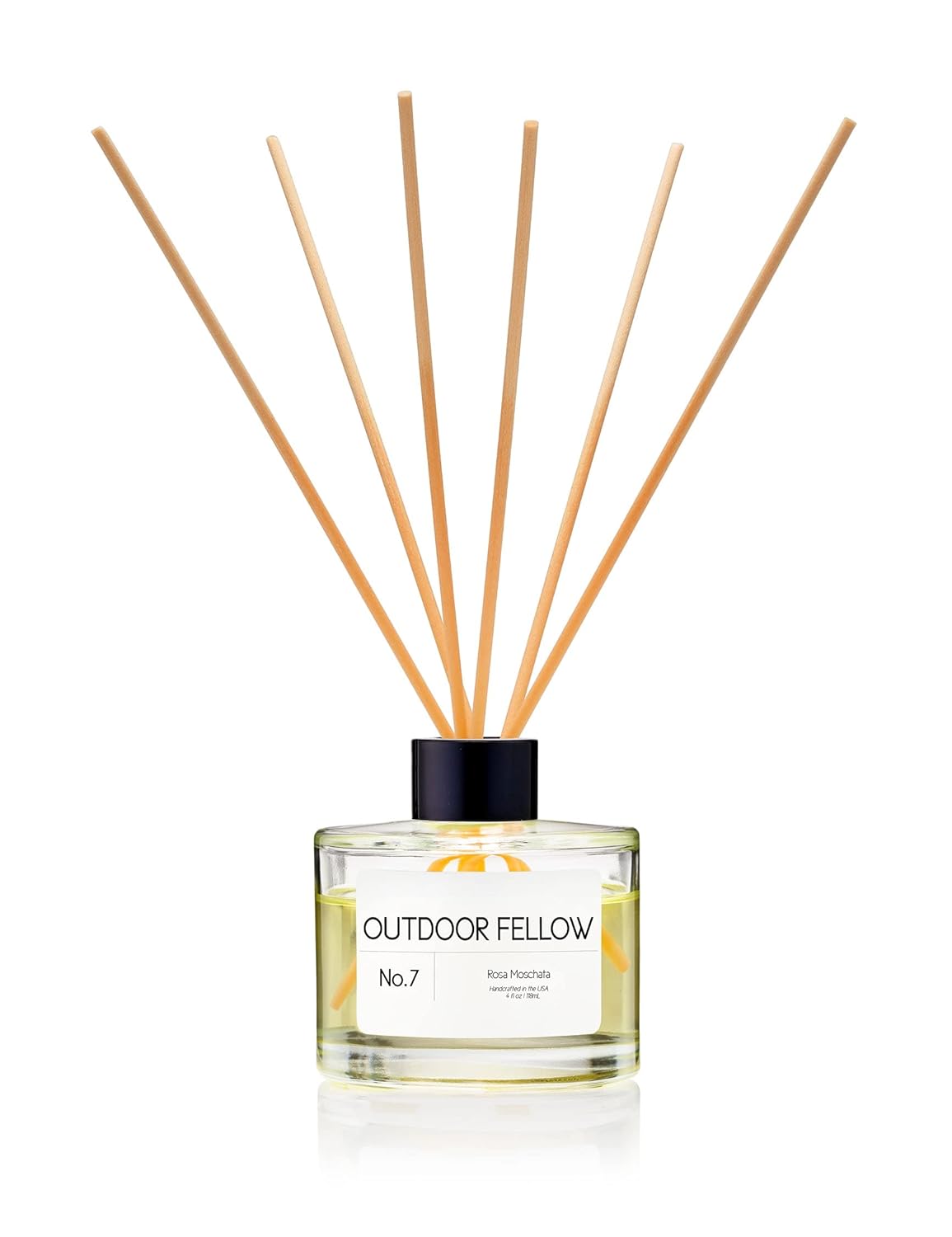 Outdoor Fellow Musk Rose Reed Diffuser Set - Bergamot Rose Sandalwood Scented