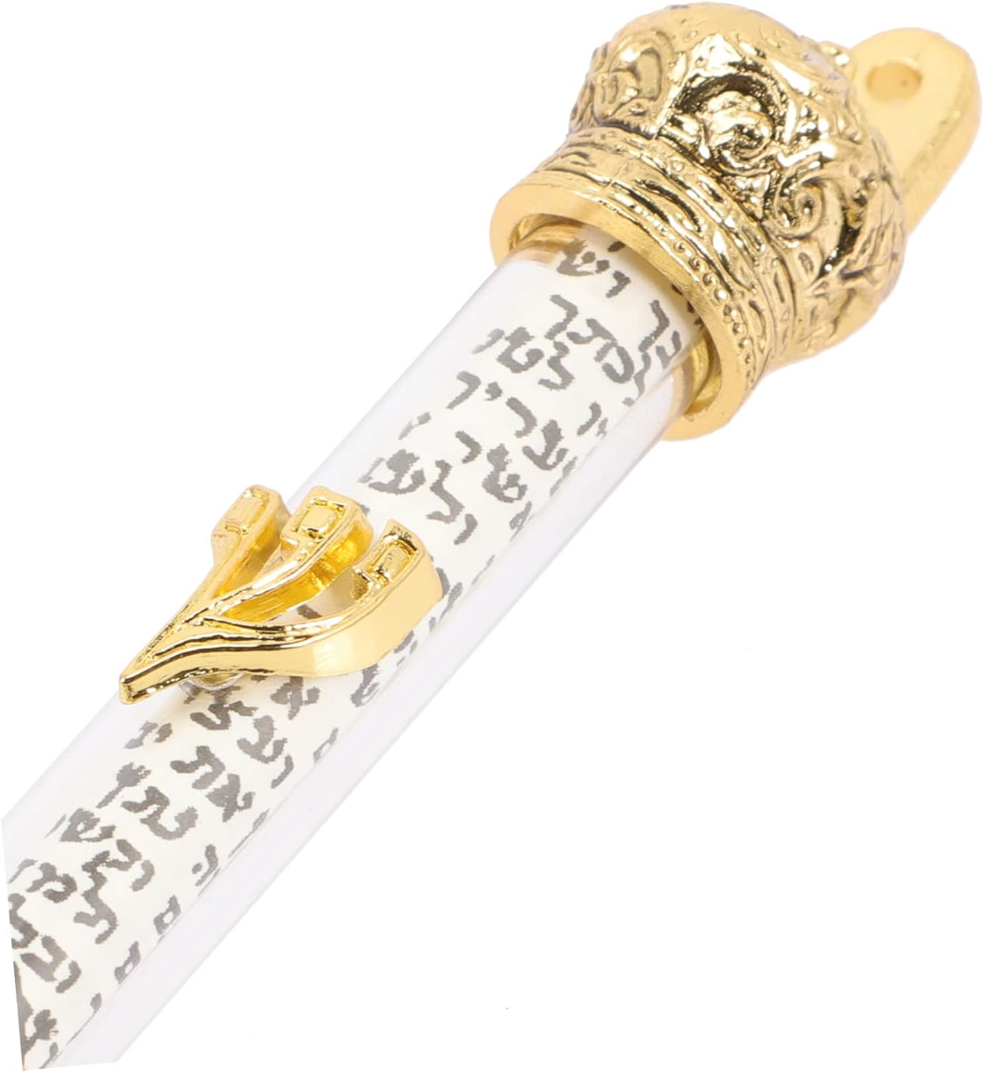 Door Right Side Mezuzah Jewish Religious Metal Scroll for Home
