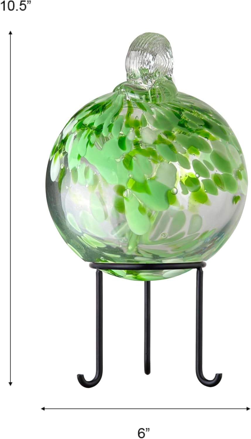Dale Tiffany Rainbow Tree of Life Art Glass Ornament with Stand