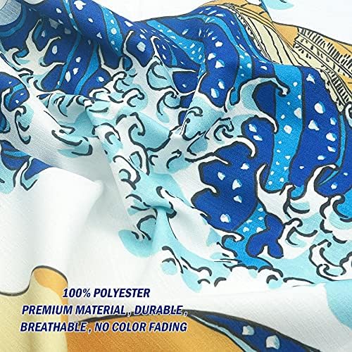 LIGICKY Noren Curtain The Great Wave Door Divider