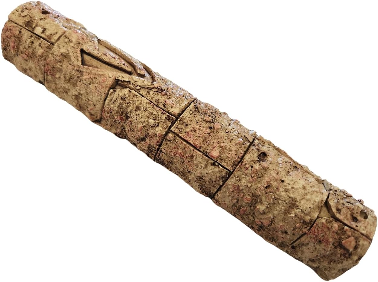 Elegant 6 Inch Jerusalem Stones Mezuzah Case